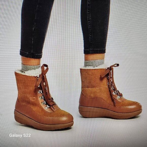 Fitflop Leather Mukluks Iii Tan Boots. NIB. Size: Various. - Picture 3 of 12